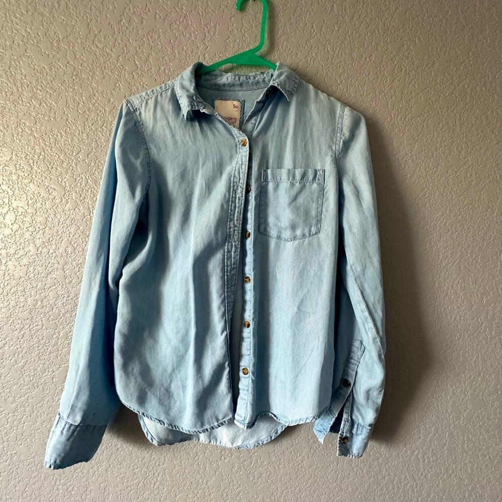 Blue denim long sleeve